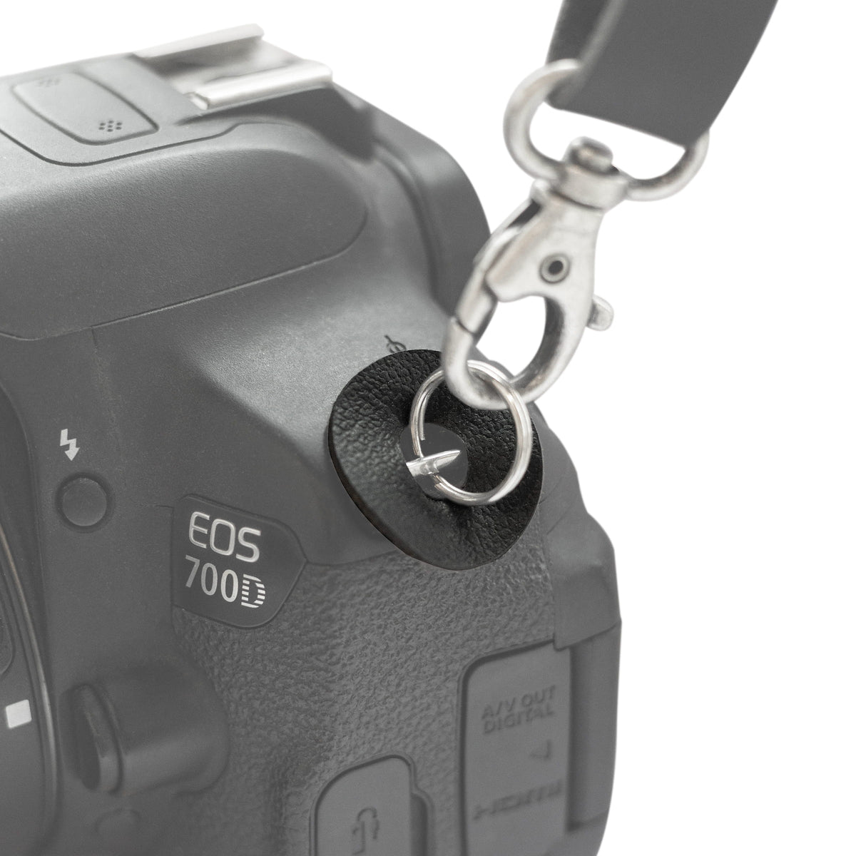 Leren camera beschermpads zwart set van 2