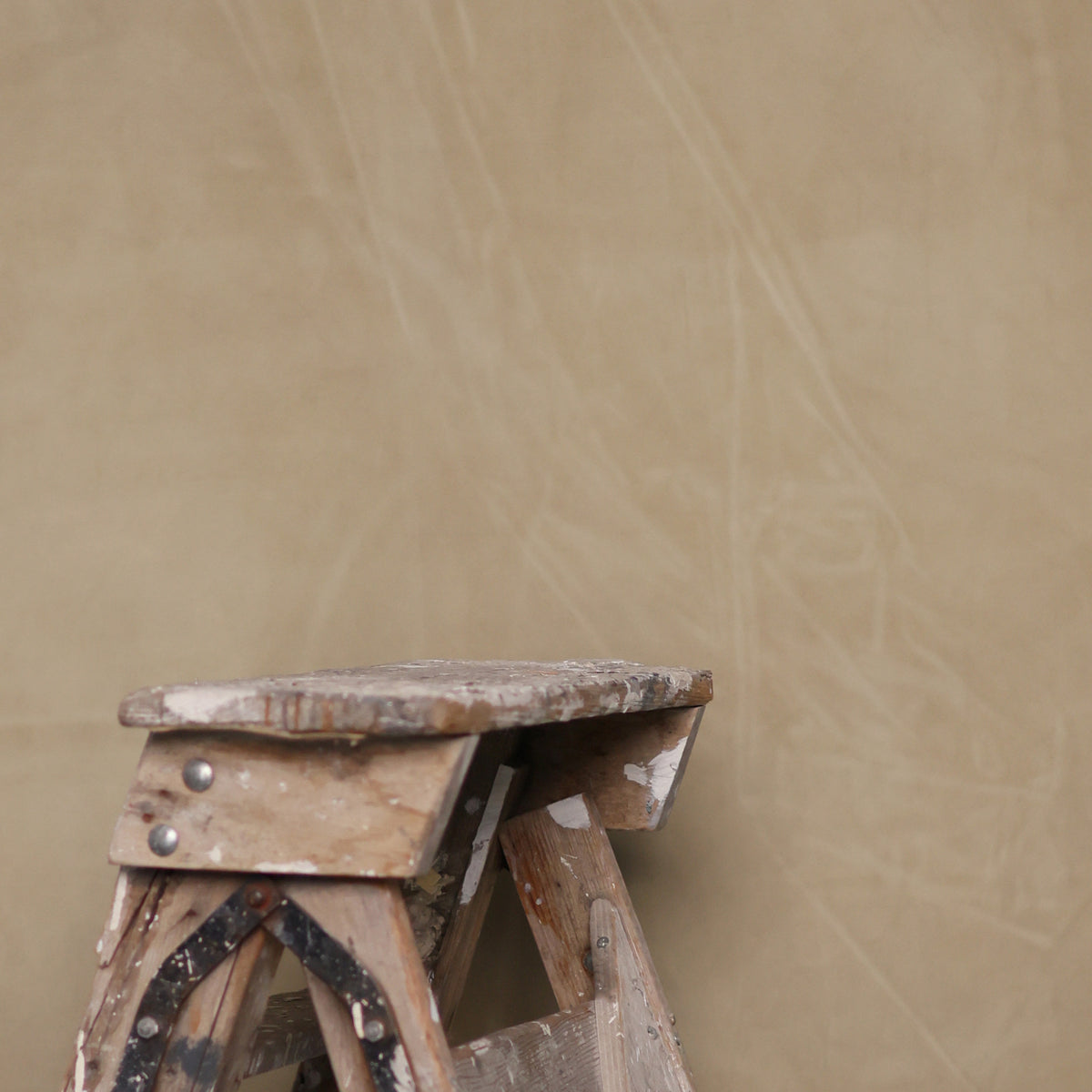 Leren fotoachtergrond | Stro beige