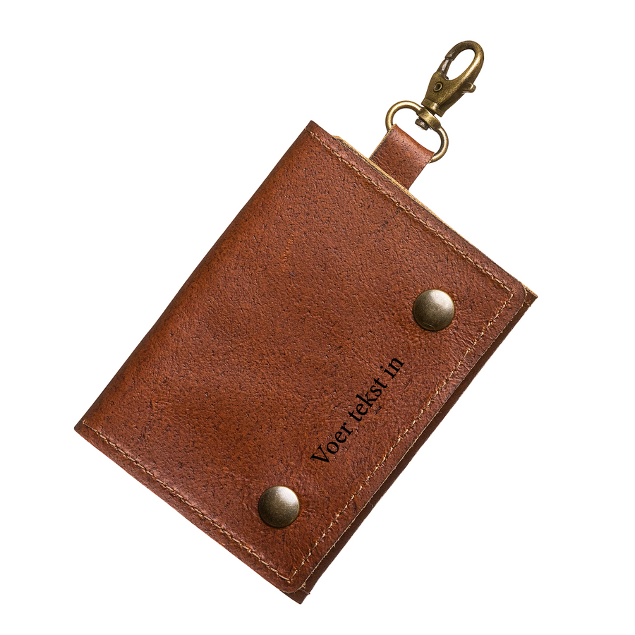Geheugenkaarthouder whiskey brown