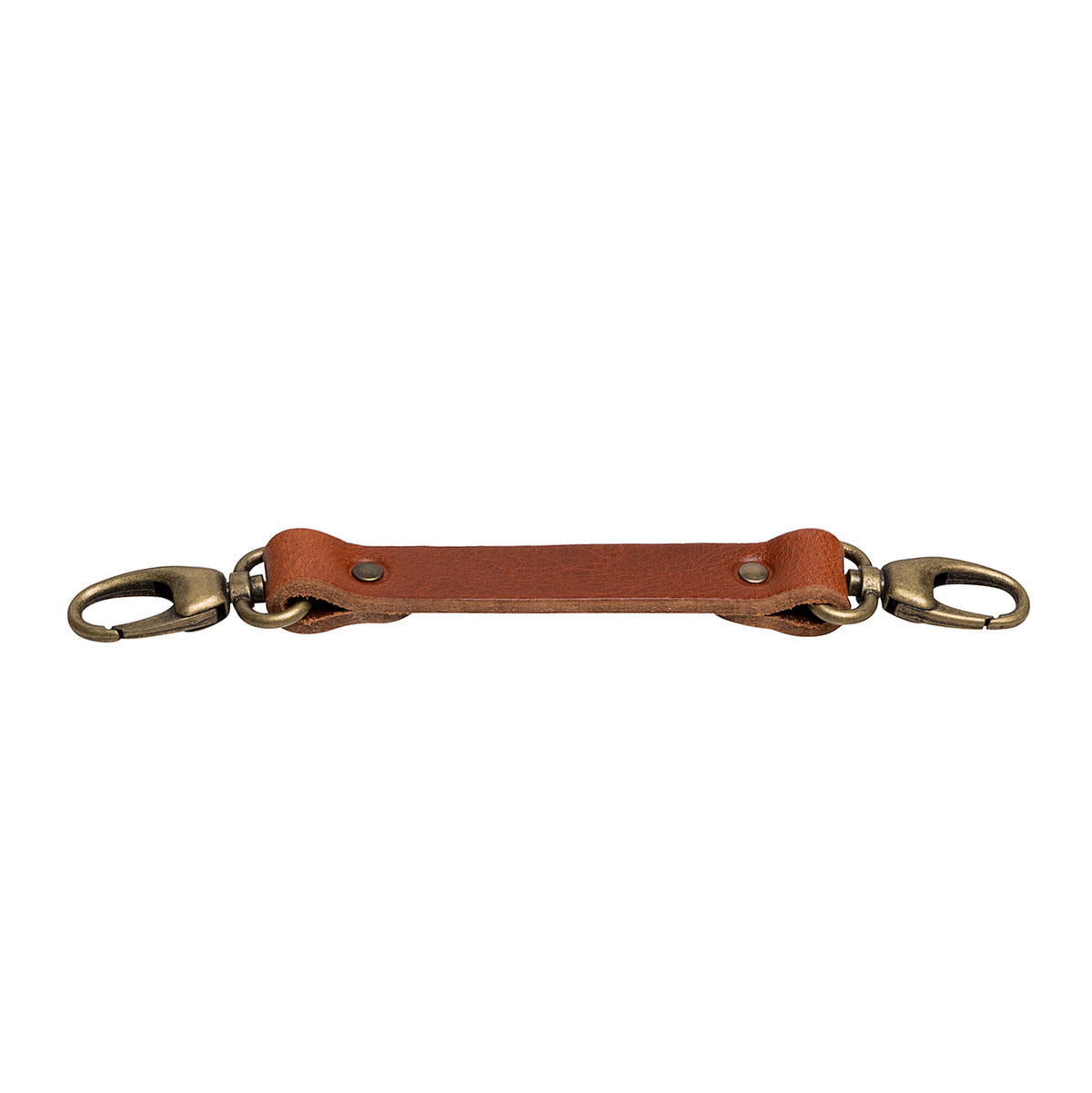 Leren borstband voor camera harnas van The Hantler cognac