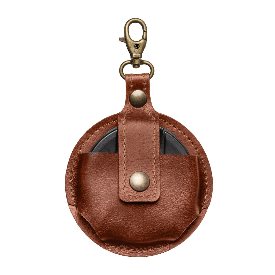 Lensdop houder whiskey brown