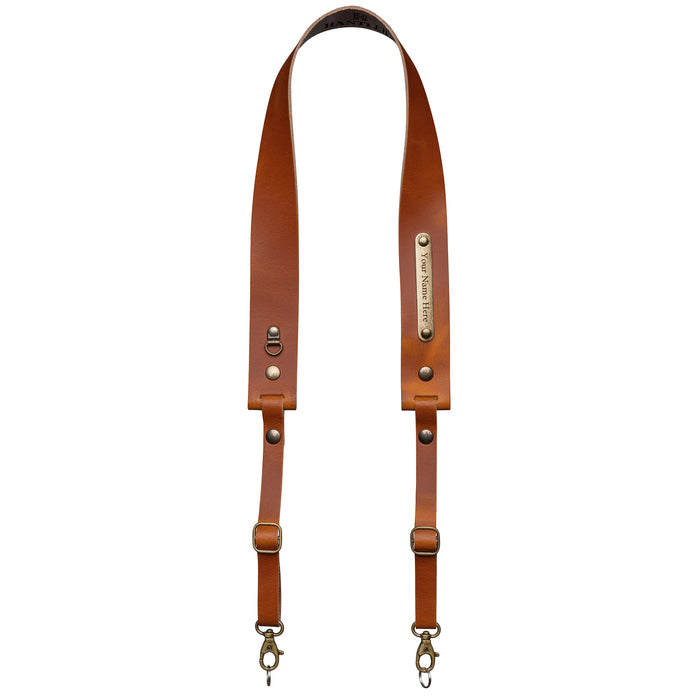 Camera neck strap Chestnut