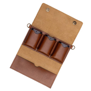Camera accu houder whiskey brown